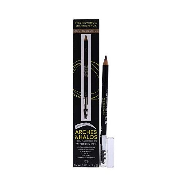 Arches & Halos Precision Brow Shaping Pencil in Mocha Blonde, 0.2 oz