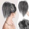 Pince pour queue de cheval en désordre, Messy Bun Morceau de cheveux Pince à cheveux Chignon ondulé Chignon bouclé pour femme