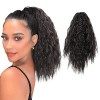 MEIRIYFA Extension de cheveux courts ondulés pour femme - Pour une utilisation quotidienne ou une fête - Marron foncé