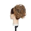 Tousled Updo Chignon Désordonné Extension de Cheveux Naturels Queue de Cheval avec élastique Postiche Synthétique pour les Fe