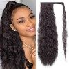 JessLab Postiches Queues de Cheval, 61cm Curly Synthétique Vague de Maïs Postiches Naturels Résistant à la Chaleur Ponytail W