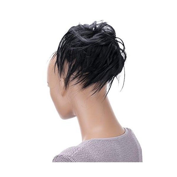 CAISHA by PRETTYSHOP XXL Postiche Choucho Avoir Les Cheveux Relevés Volumineux Ondulé Chignon Donkerblonde Mix G25F