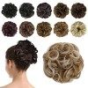 BARSDAR Postiche Chignon Cheveux Naturel Chignon Effet Decoiffe MéChéS Bouclé Chouchous Extensions de Cheveux Scrunchies Ondu