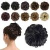 BARSDAR Postiche Chignon Cheveux Naturel Chignon Effet Decoiffe MéChéS Bouclé Chouchous Extensions de Cheveux Scrunchies Ondu