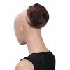 CAISHA by PRETTYSHOP Chignon Postiche Natte Hepburn-Bun Choucho Avoir Les Cheveux Relevés Brun Foncé DC11