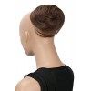 CAISHA by PRETTYSHOP Chignon Postiche Natte Hepburn-Bun Choucho Avoir Les Cheveux Relevés Brun Foncé DC11