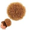 Afro Puff Cordon Queue de Cheval Afro Puff Queue de Cheval à Cheveux Afro Kinky Bouclés Extension a Clip Cheveux Afro Courts 