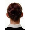 WIG ME UP - N796-2+33/35M Chignon extension sophistiqué tressé peigne mélange brun noir acajou brun-rouge