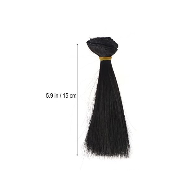 SUPVOX Lot de 12 extensions de cheveux en cheveux naturels 100 x 15 cm