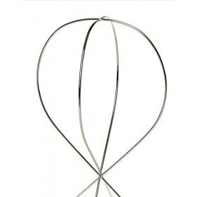 LUTTMANN® Support de perruque en métal au lieu de la tête de polystyrène pour perruques, cheveux secondaires, casquettes, cas