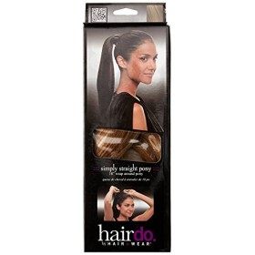 Hairdo simplement droite Pony - 25 R14 miel et gingembre pour les femmes de 18 pouces Extension de cheveux