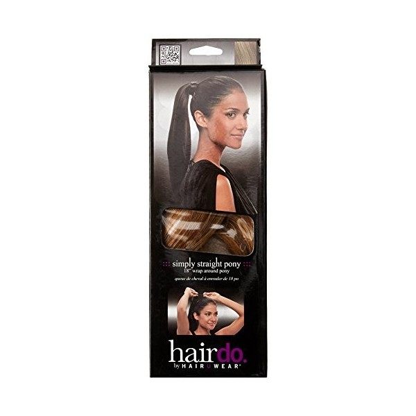 Hairdo simplement droite Pony - 25 R14 miel et gingembre pour les femmes de 18 pouces Extension de cheveux