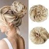 BELEVO Chignon Postiche Cheveux Postiches Postiche Chignon Faux Chignon Élastique Cheveux Buns Chignon Perruque brun Femme Fi