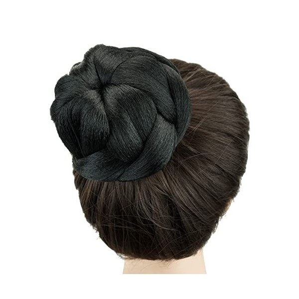 IMISSU Tressé Chignon Danseur Couverture De Cheveux Donut Postiches Chouchous Chignon Perruque Updo Fête De Mariage pour les 