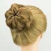 IMISSU Tressé Chignon Danseur Couverture De Cheveux Donut Postiches Chouchous Chignon Perruque Updo Fête De Mariage pour les 