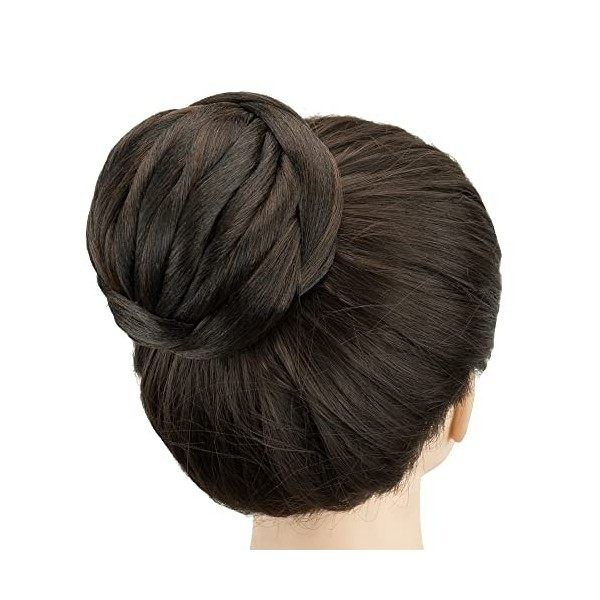 IMISSU Tressé Chignon Danseur Couverture De Cheveux Donut Postiches Chouchous Chignon Perruque Updo Fête De Mariage pour les 