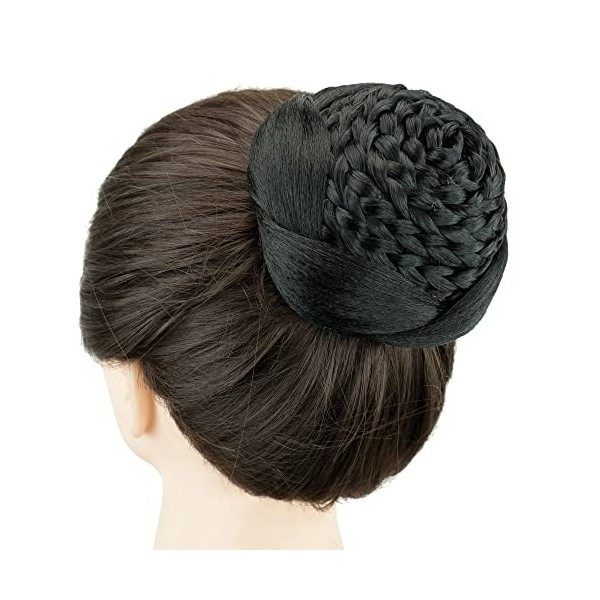 IMISSU Tressé Chignon Danseur Couverture De Cheveux Donut Postiches Chouchous Femmes Cheveux Chignons Perruque Updo pour la F