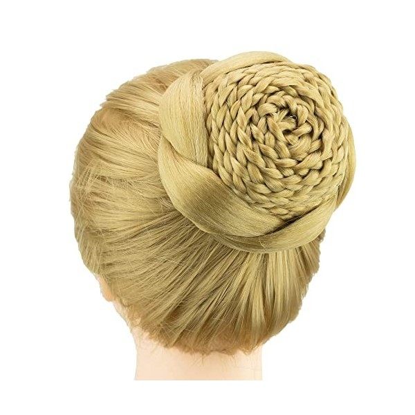 IMISSU Tressé Chignon Danseur Couverture De Cheveux Donut Postiches Chouchous Femmes Cheveux Chignons Perruque Updo pour la F