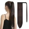 BARSDAR Postiche Queue de Cheval Extension Semble Naturel 66 cm Postiche Extension de Cheveux Longue Wrap Aroud Ponytail Exte