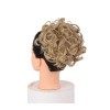 Postiche Cheveux Court Messy Curly Dish Peignes à cheveux Clip en queue de cheval Chouchou Chignon Chignon Extension Synthéti