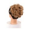 Postiche Cheveux Court Messy Curly Dish Peignes à cheveux Clip en queue de cheval Chouchou Chignon Chignon Extension Synthéti