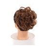 Postiche Cheveux Court Messy Curly Dish Peignes à cheveux Clip en queue de cheval Chouchou Chignon Chignon Extension Synthéti