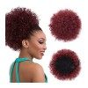 Postiche Cheveux Kinky Curly Ponytail Hair Pieces for les femmes noires Afro Puff Hair Bun Chignon Accessoires Short Drawstri