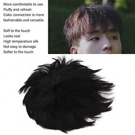 Toupet pour Hommes à la Mode Beau Confortable Respirant Hommes Cheveux Topper Perruque pour Hommes Chauves et Occasions Spéci