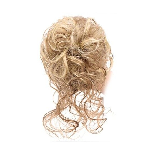 TOMYEUS Postiche Chignon Messy Bun Hair Piece Chouchou Super Long Ébouriffé Updo Extensions de Cheveux avec Bande Élastique Q