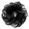 CAISHA by PRETTYSHOP Postiche Choucho Avoir Les Cheveux Relevés Volumineux Léger Ondulé Chignon Blonde Platine G16C