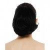 WIG ME UP - TYP-440-1B postiche natte queue de cheval peigne fixe élastique court lisse recourbé volumineux noir