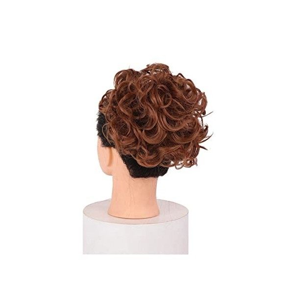 Postiches Bouclés Ondulés Court Messy Curly Dish Peignes à cheveux Clip en queue de cheval Chouchou Chignon Chignon Extension