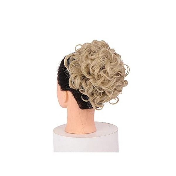 Postiches Bouclés Ondulés Court Messy Curly Dish Peignes à cheveux Clip en queue de cheval Chouchou Chignon Chignon Extension