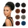 Chignon Cheveux Postiches Chignon Cheveux synthétiques courts Kinky Curly Bun Hair Pieces Afro Puff Drawstring Ponytail Exten