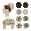 Chignon Cheveux Postiches Chignon Extensions de chignon de cheveux synthétiques Messy Curly Elastic Hair Scrunchies Postiches