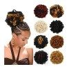 Chignon Cheveux Postiches Chignon Dreadlocks Chignon Afro Puff Cordon Queue De Cheval Cheveux Chignon Postiches Chignon Tress