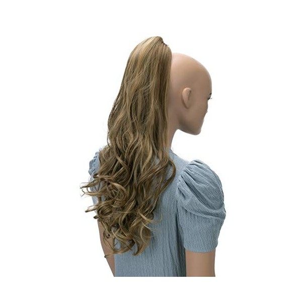 CAISHA by PRETTYSHOP 60cm Postiche Ponytail Natte Queue De Cheval Extensions De Cheveux Avec Griffe De Papillon Légèrement On