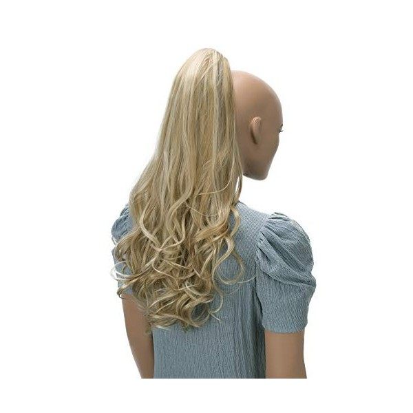 CAISHA by PRETTYSHOP 60cm Postiche Ponytail Natte Queue De Cheval Extensions De Cheveux Avec Griffe De Papillon Légèrement On