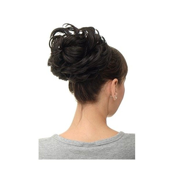 WIG ME UP - Extension chignon fourni volumineux natte queue de cheval mélange rouge, acajou-rouge cuivré Q840-33T350