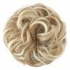 JJstar Chignon Postiche Cheveux Grande Postiches Bouclés Ondulés Chouchou Cheveux Naturel Faux Chignon Elastique pour Femmes 