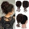 S-Noilite Agrafe Postiche Cheveux Chignon Griffe Queue de Cheval Extension Synthétique Queue de Cheval Chignon Extensions Che