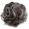 CAISHA by PRETTYSHOP XL Postiche Choucho Avoir Les Cheveux Relevés Volumineux Bouclé Chignon Mélange Gris Brun G25E