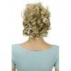 CAISHA by PRETTYSHOP Postiche Chouchou Updo Volumineux Bun Désordonné Bouclé Mélange Blond G12L