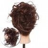 TESS Postiche Cheveux Naturel Postiche Chignon Bouclé Faux Chignon Décoiffé Chignon Décoiffé En Caoutchouc Chouchou Cheveux F