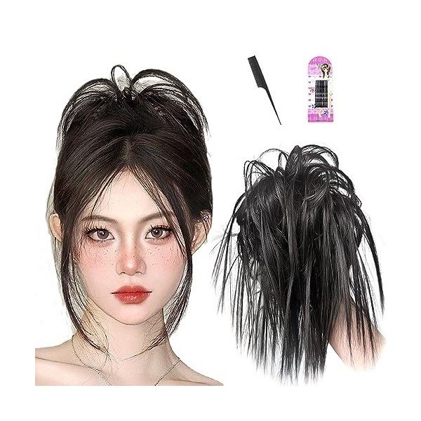 Morceau De Cheveux Messy Bun For Femmes Extensions De Cheveux De Queue De Cheval À Pince À Griffes 2023 New Claw Clip Hair Bu