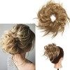 Updos Hair Bun Extension de Cheveux Naturels Chignon Extension Postiche ébouriffé Désordonné Chouchous Queue de Cheval Ponyta