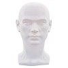 MIAOMANZI Tête de mannequin homme réaliste en plastique pour perruque, chapeau, lunettes de soleil, vitrine L30LB …