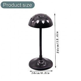 Support de perruque démontable - Design robuste avec support de tête de perruque en forme damour - Support pour perruque - S