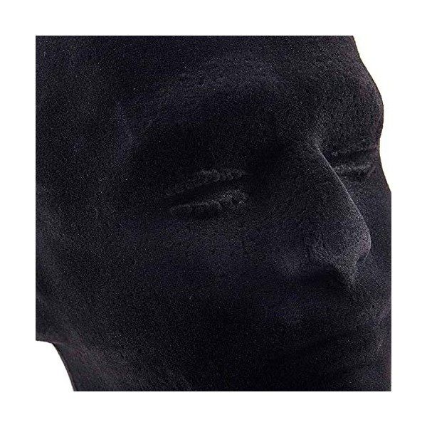 YUMIN 28 x 55 cm Manequi/Mannequin Noir Tête en Mousse Polystyrène