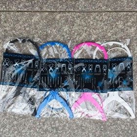 Support de perruque bleu support en plastique en plastique durable support de perruque de perruque